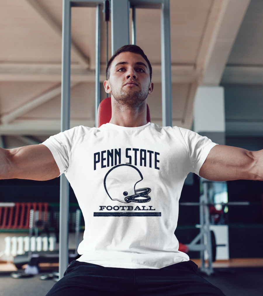 Penn State Football Vintage Helmet Design T-Shirt