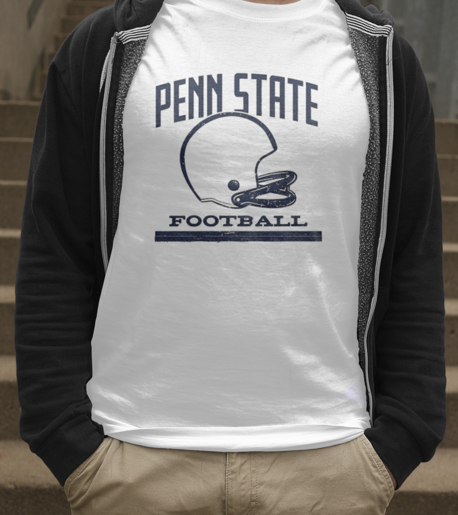 Penn State Football Vintage Helmet Design T-Shirt