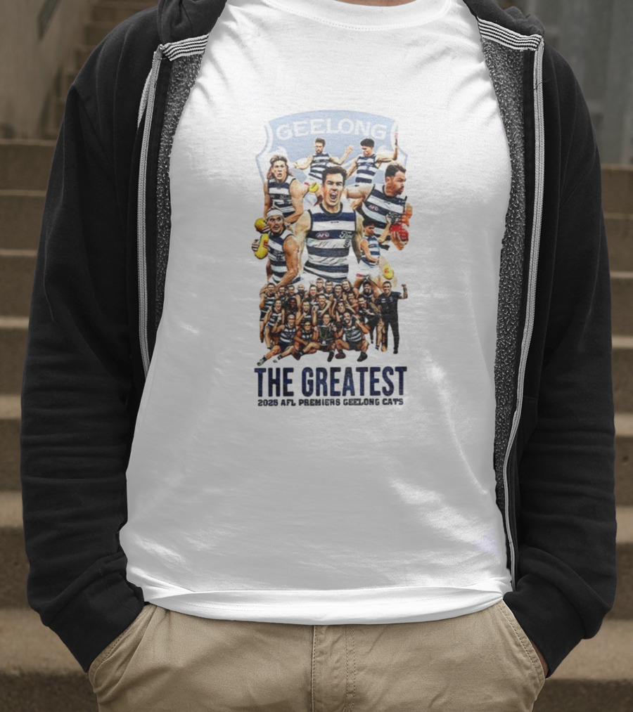 The Greatest Geelong Cats AFL Premiers 2025 Champions T-Shirt
