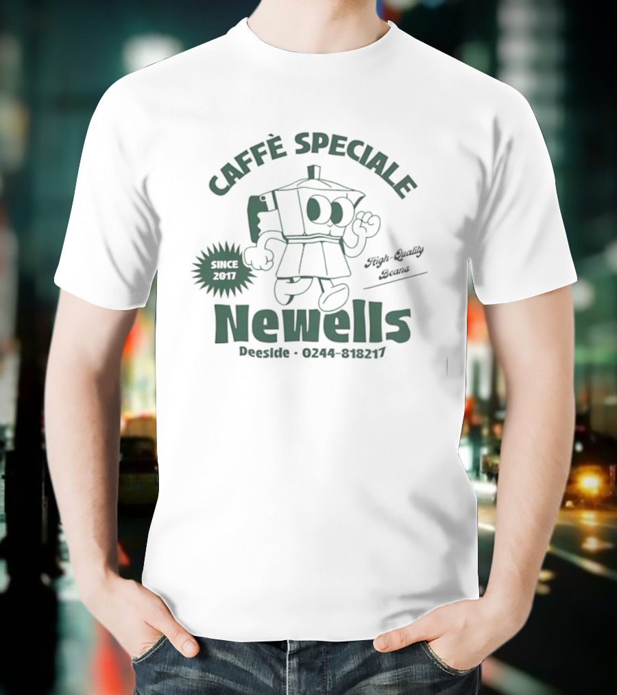 Caffè Speciale Newells 2017 High Quality Beans Since Rosetta 0244-988217 T-Shirt