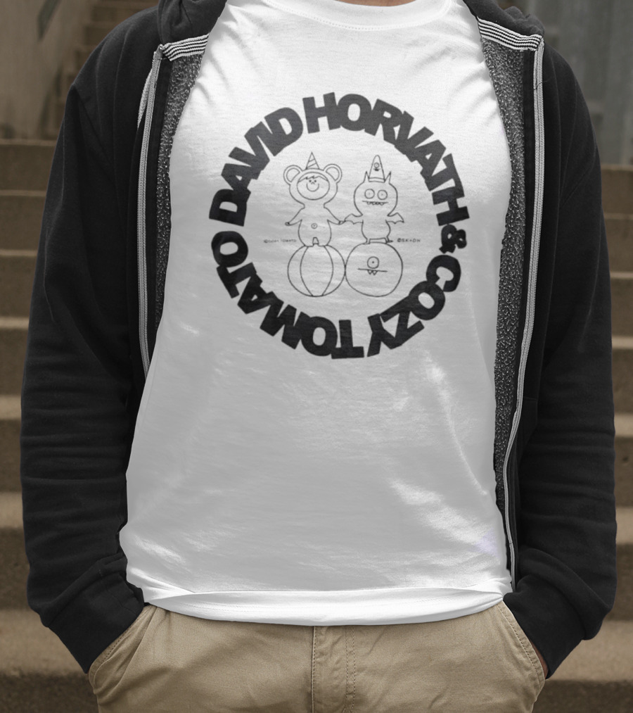 David Horvath Cozy Tomato Bear Tomato Character Design T-Shirt