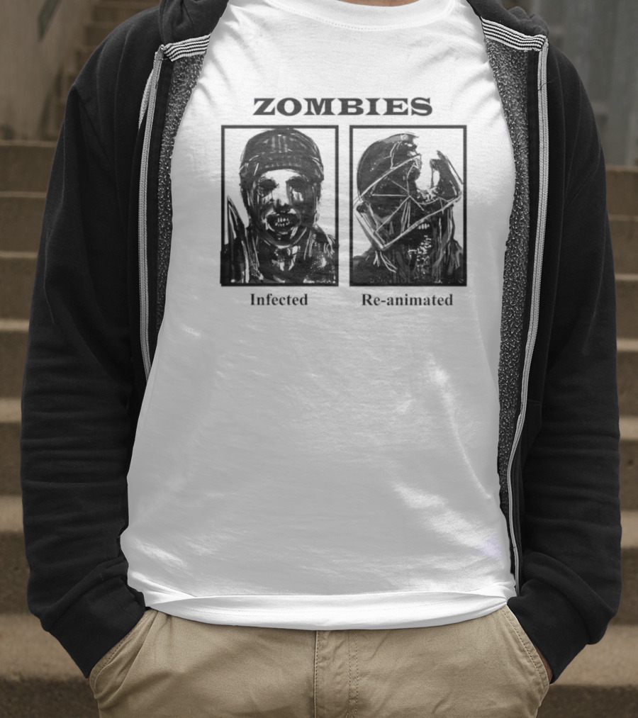 Zombies Infected Re-Animated Horror T-Shirt