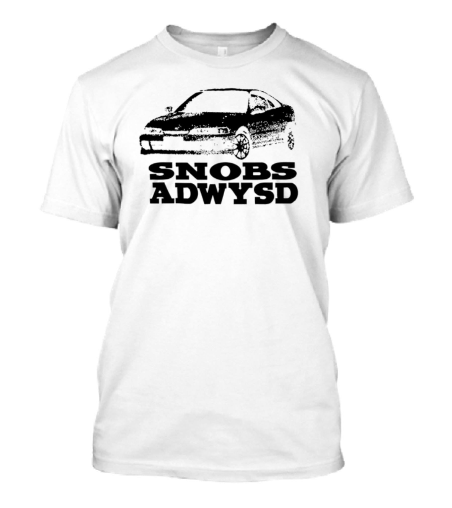 Snobs Always Forward Honda Civic Outline T-Shirt