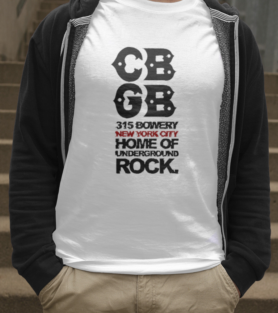 CBGB Festival 1973 New York City 315 Bowery Underground Rock T-Shirt