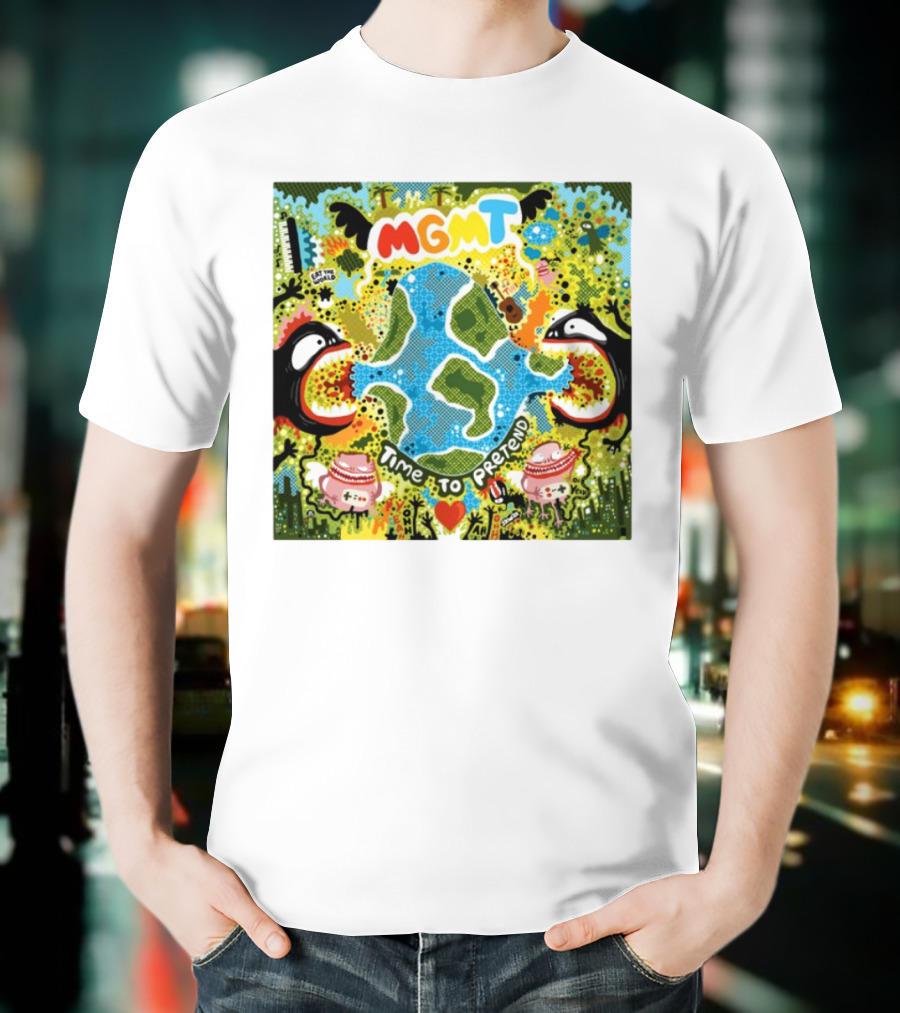 MGMT Time To Pretend EP Colorful Nature Fantasy Album Art T-Shirt