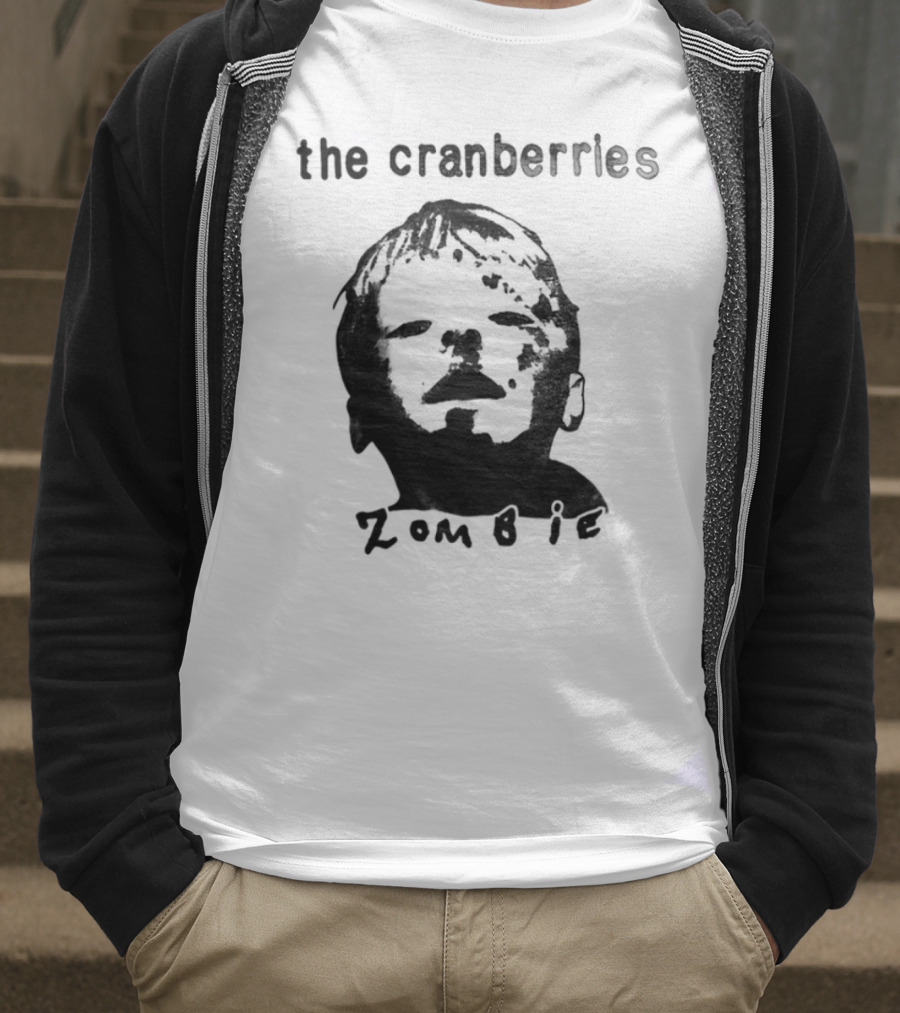 The Cranberries Zombie Kid Face Drawing T-Shirt