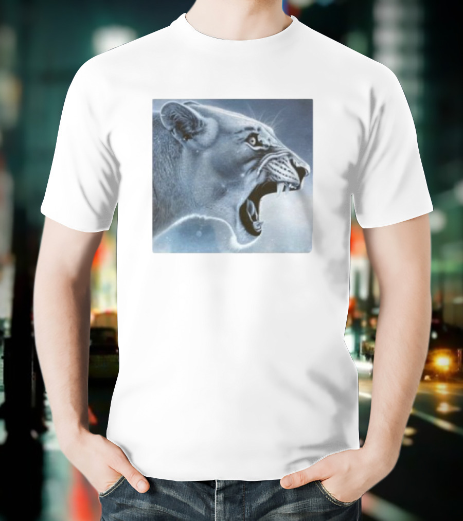 Lion Rage Intense Roar Fierce Expression T-Shirt