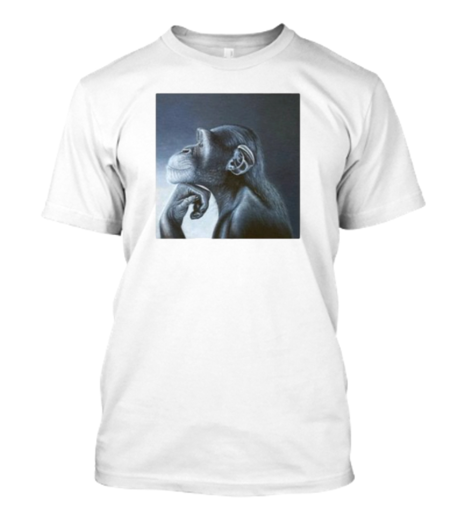 Monkey Rage Thoughtful Pose T-Shirt