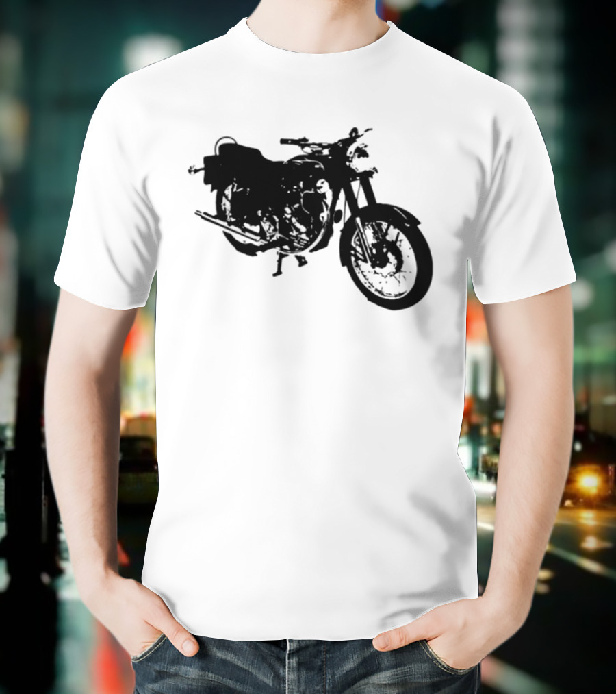 Bacon Hair Riding Motorcycle Fun Adventure T-Shirt