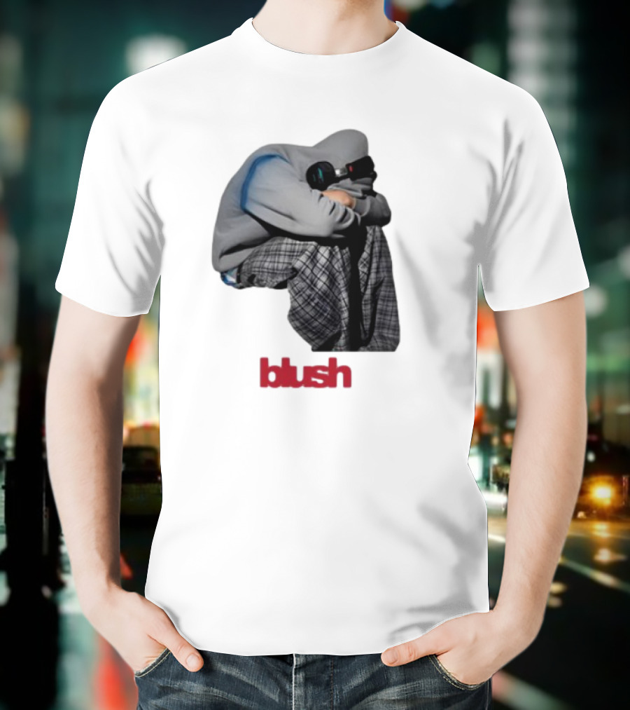 Blush Headphones Plaid Pants Mood T-Shirt