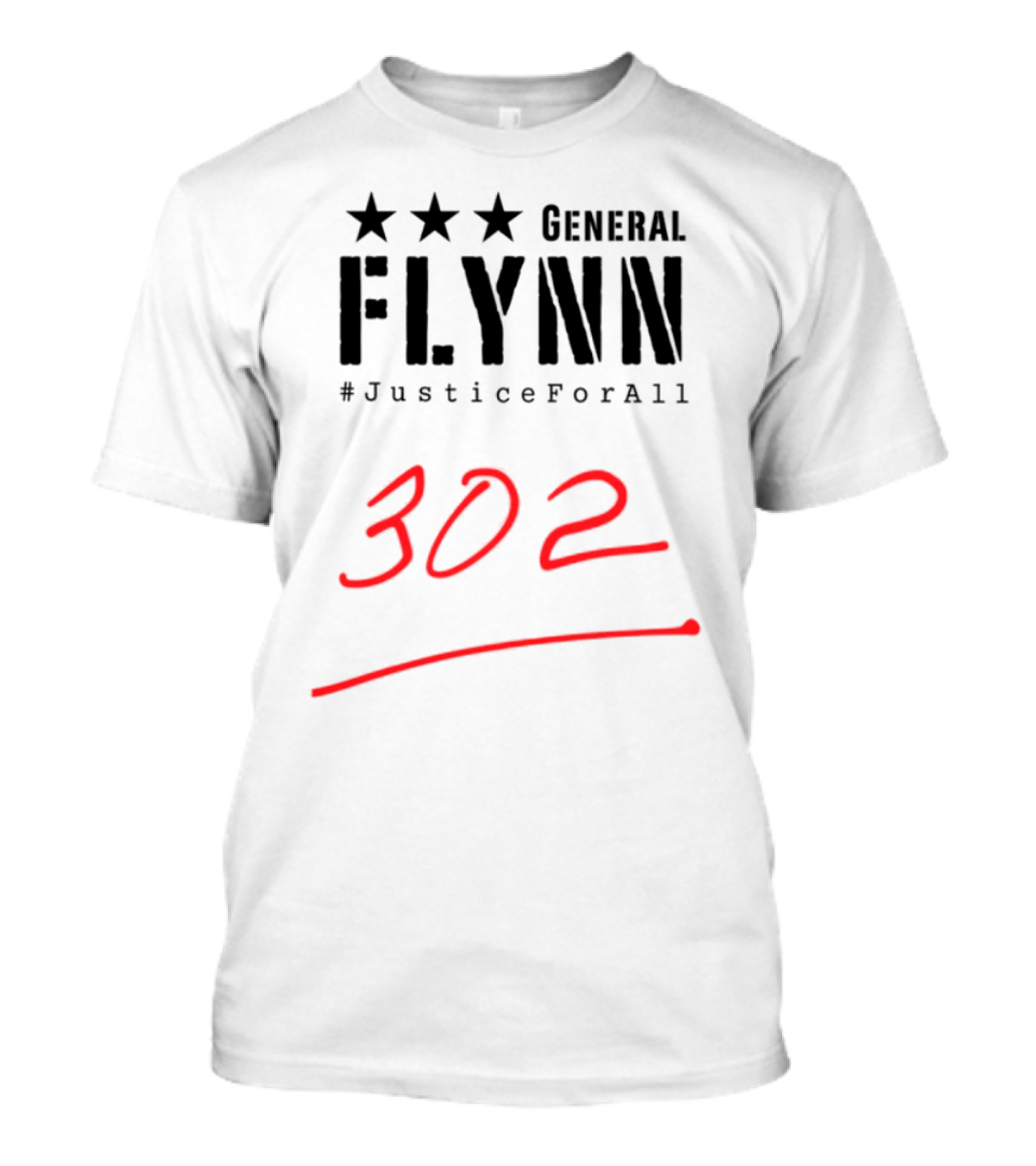 General Flynn Justice For All 302 Signature T-Shirt