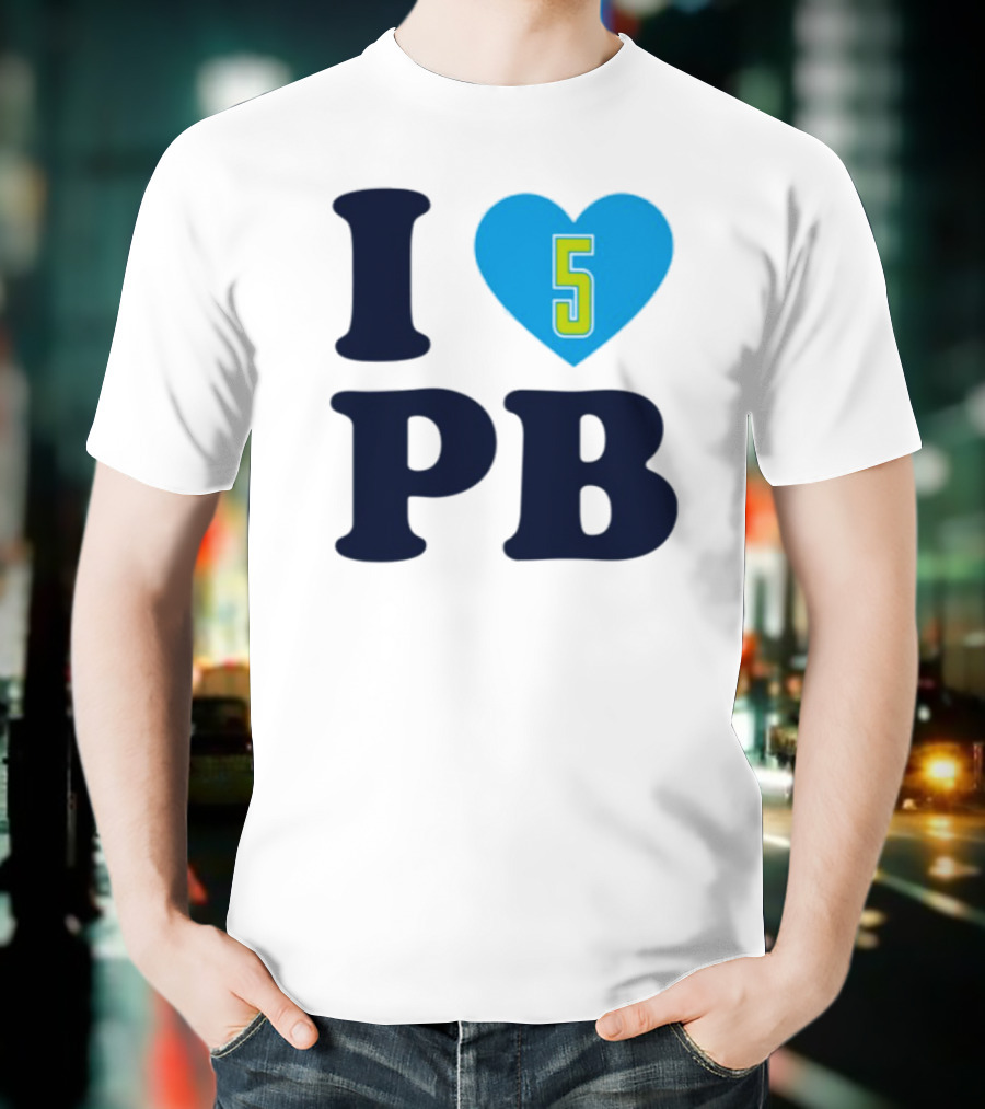 Azzi Fudd I Love 5 Heart Pb Paige Bueckers T-Shirt