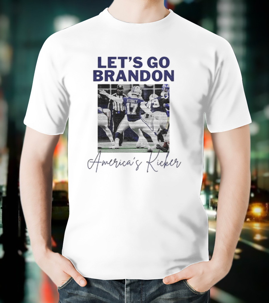 Let's Go Brandon America's Kicker Dallas Cowboys T-Shirt