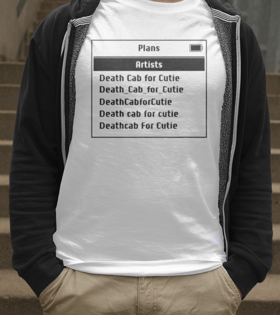 Plans Artists Death Cab For Cutie Coffee Cup T-Shirt