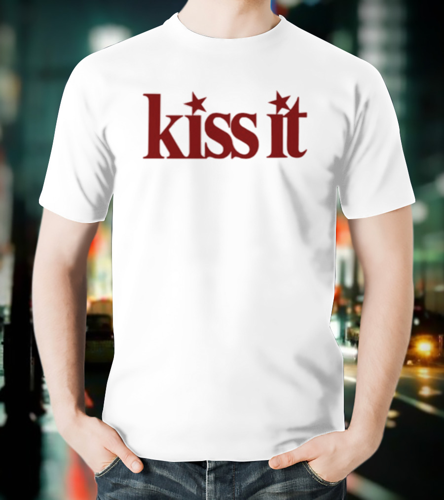 Renee Rapp Kiss It Starry Red Text T-Shirt