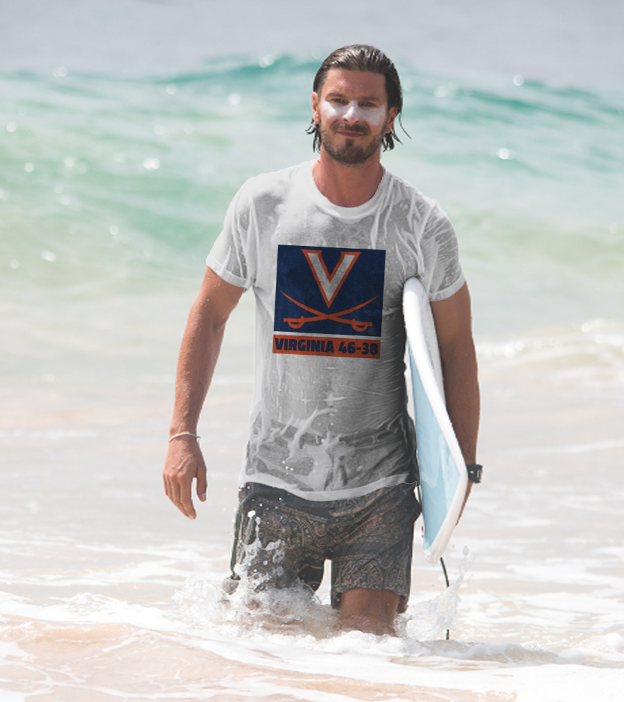 UVA Cavaliers Victory Hoos Did It Again Virginia 46-38 T-Shirt