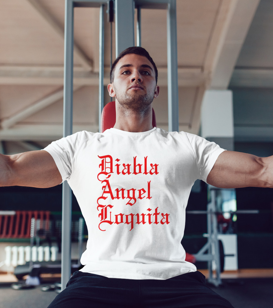 Bad Bunny Diabla Angel Loquita Valentine's Day T-Shirt