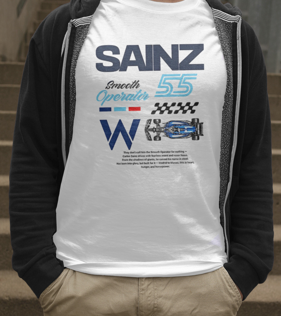 Sainz Operator 55 Williams Racing Smooth Operator T-Shirt