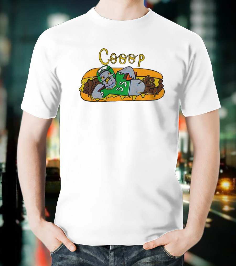 Cooop 33 Philadelphia Eagles Funny Hot Dog Meme T-Shirt