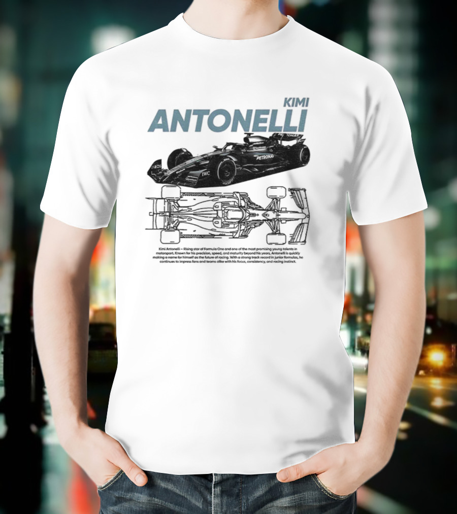 Kimi Antonelli Motorsport Fan Rising Star Formula One Racing Enthusiast T-Shirt
