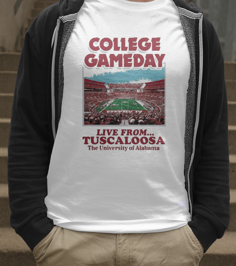 College GameDay Live From Tuscaloosa The University Of Alabama T-Shirt