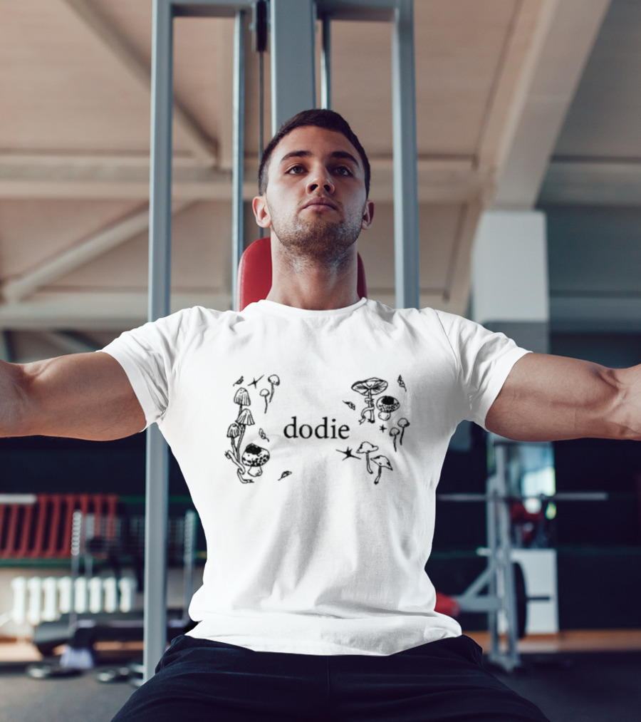 Dodie Aesthetic Mushroom Forest Motif T-Shirt