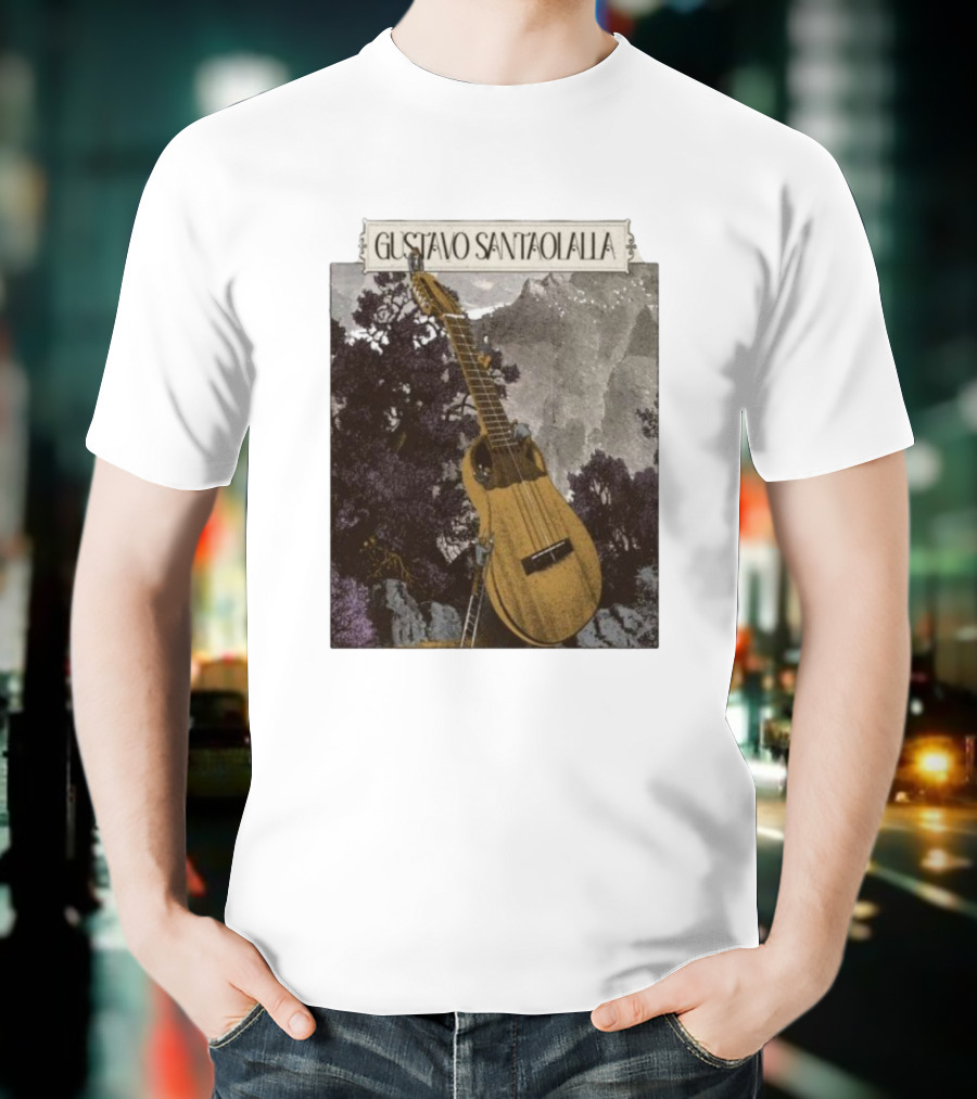 Gustavo Santaolalla Guitar Tour 2025 Artwork T-Shirt