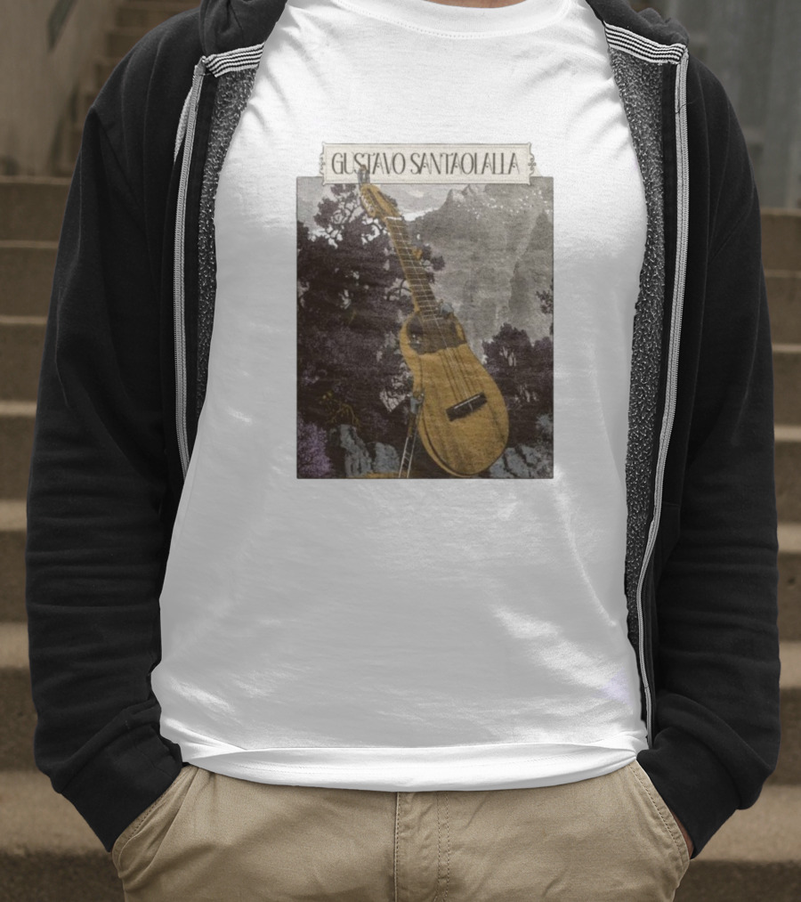 Gustavo Santaolalla Guitar Tour 2025 Artwork T-Shirt