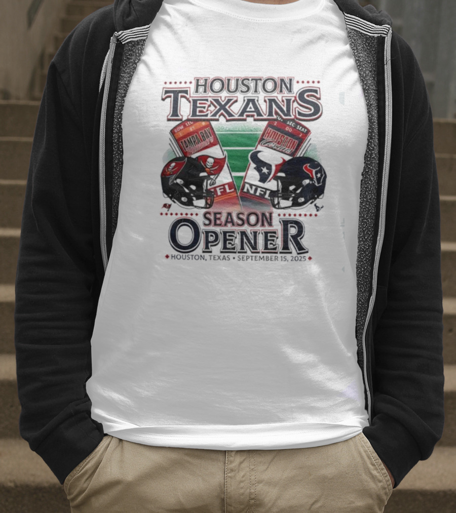 Houston Texans Vs Tampa Bay Buccaneers Season Opener September 15 2023 Houston Texas T-Shirt