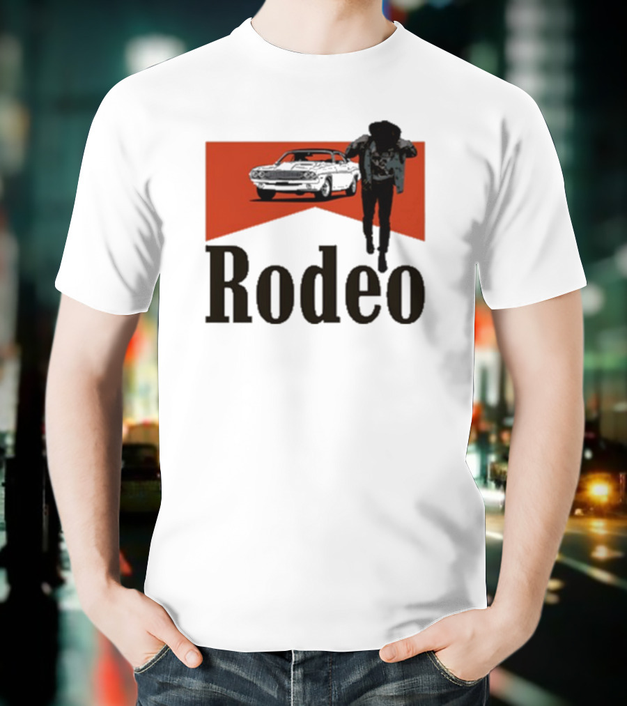 Johnny Stimson Rodeo Car Silhouette T-Shirt