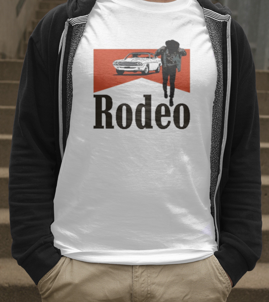 Johnny Stimson Rodeo Car Silhouette T-Shirt