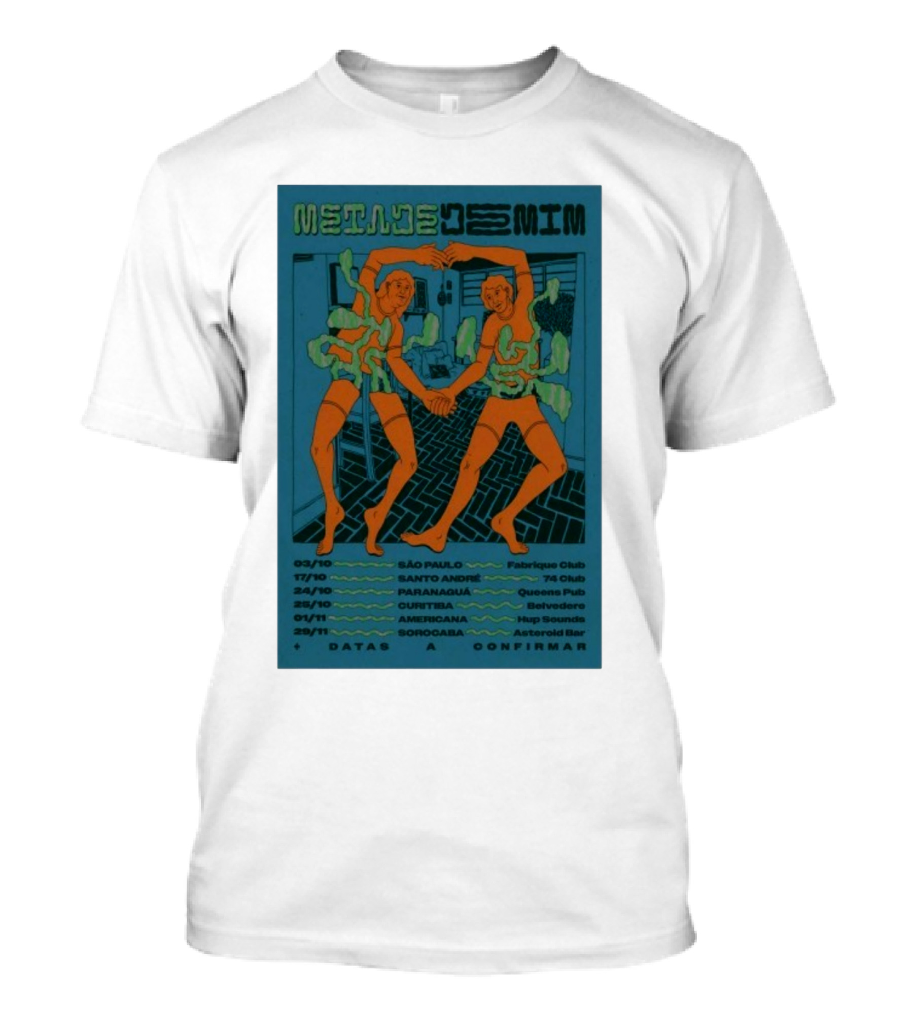 Metade De Mim October 2025 São Paulo Curitiba Tour Dates T-Shirt