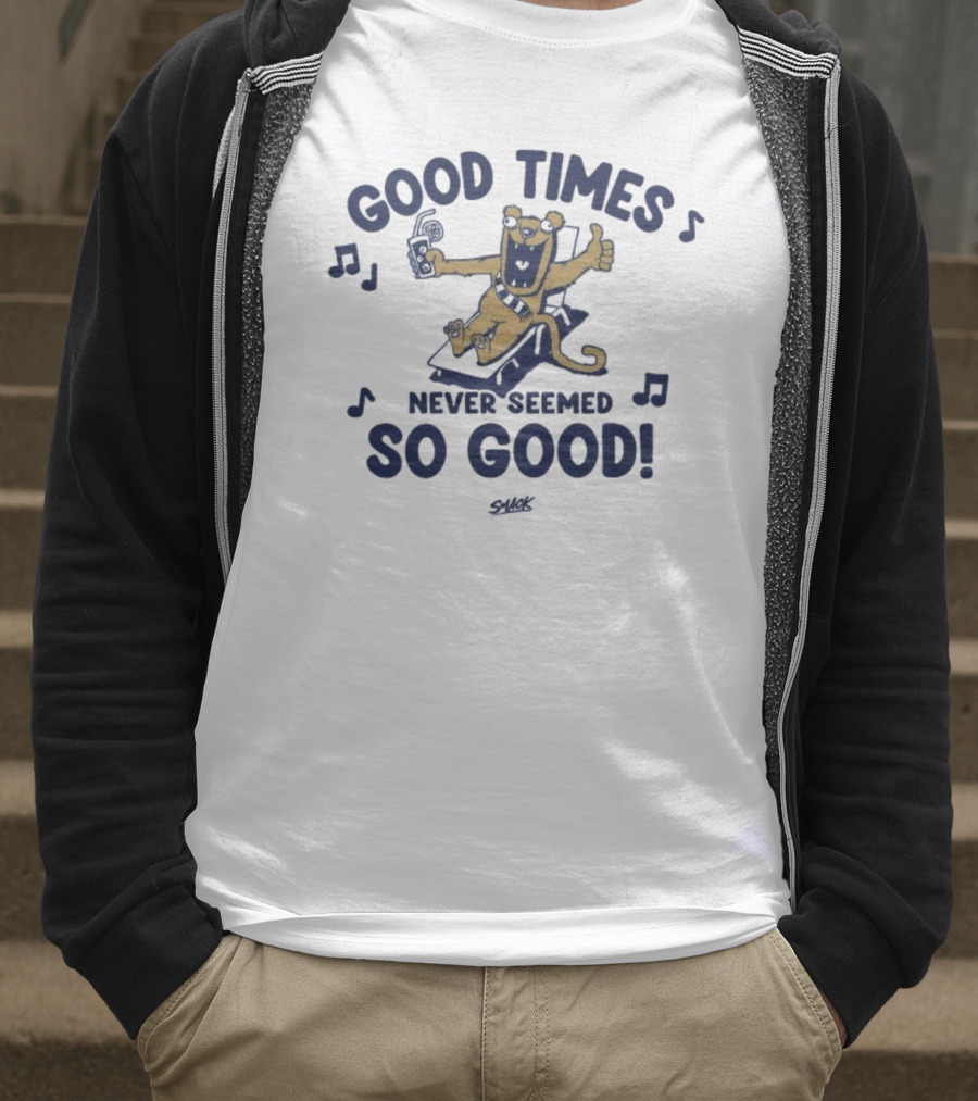 Penn State Nittany Lions Good Times Never Seemed So Good Mascot Lounge Chair Thumbs Up T-Shirt