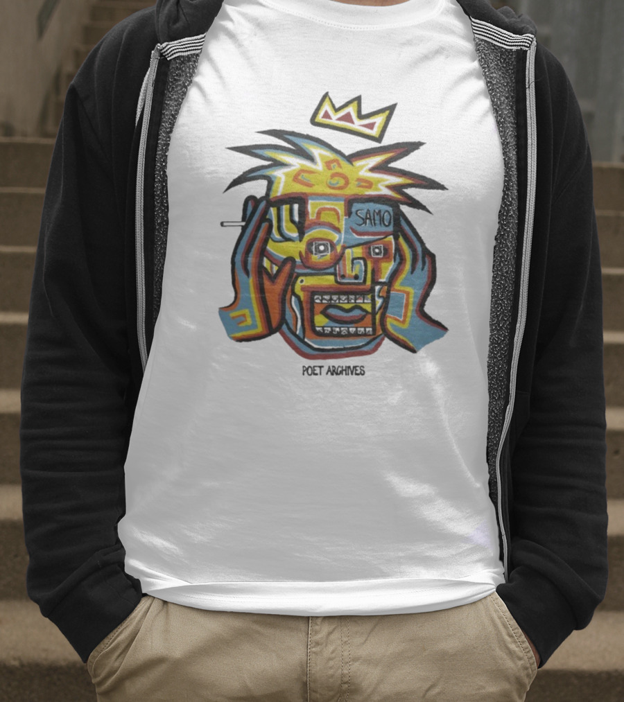 SAMO Crown Poet Archives Street Art Inspired T-Shirt