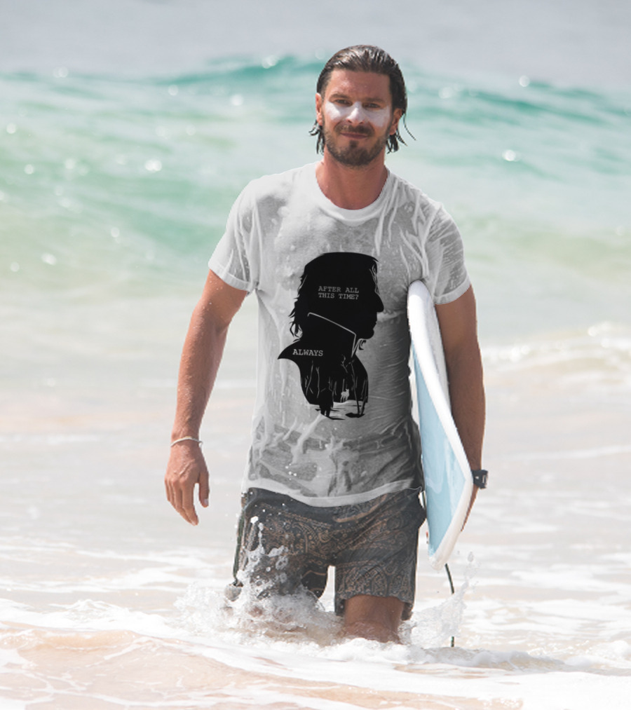 Alan Rickman Always After All This Time Silhouette T-Shirt