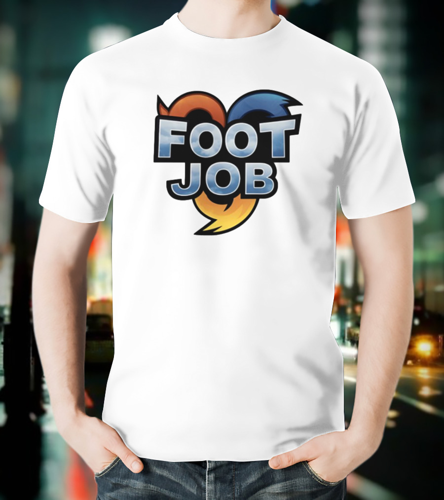 "Footjob Heroes Adventure Icon Parody" T-Shirt