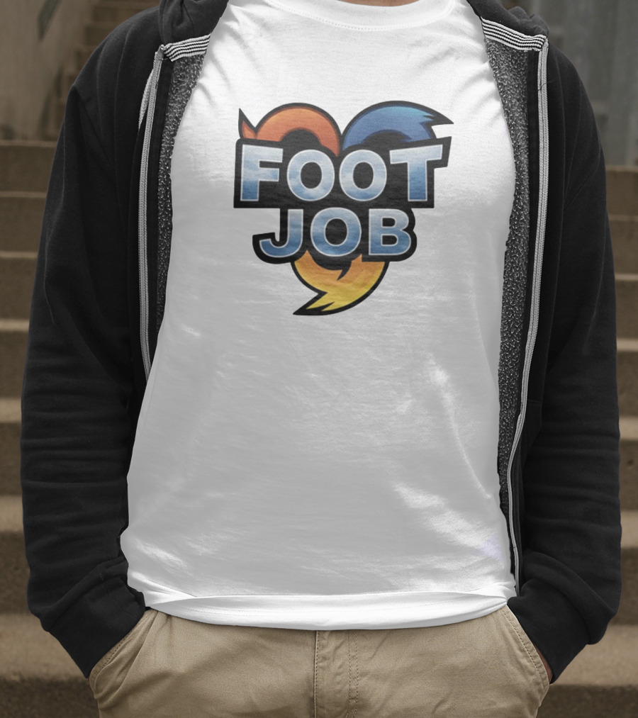 "Footjob Heroes Adventure Icon Parody" T-Shirt