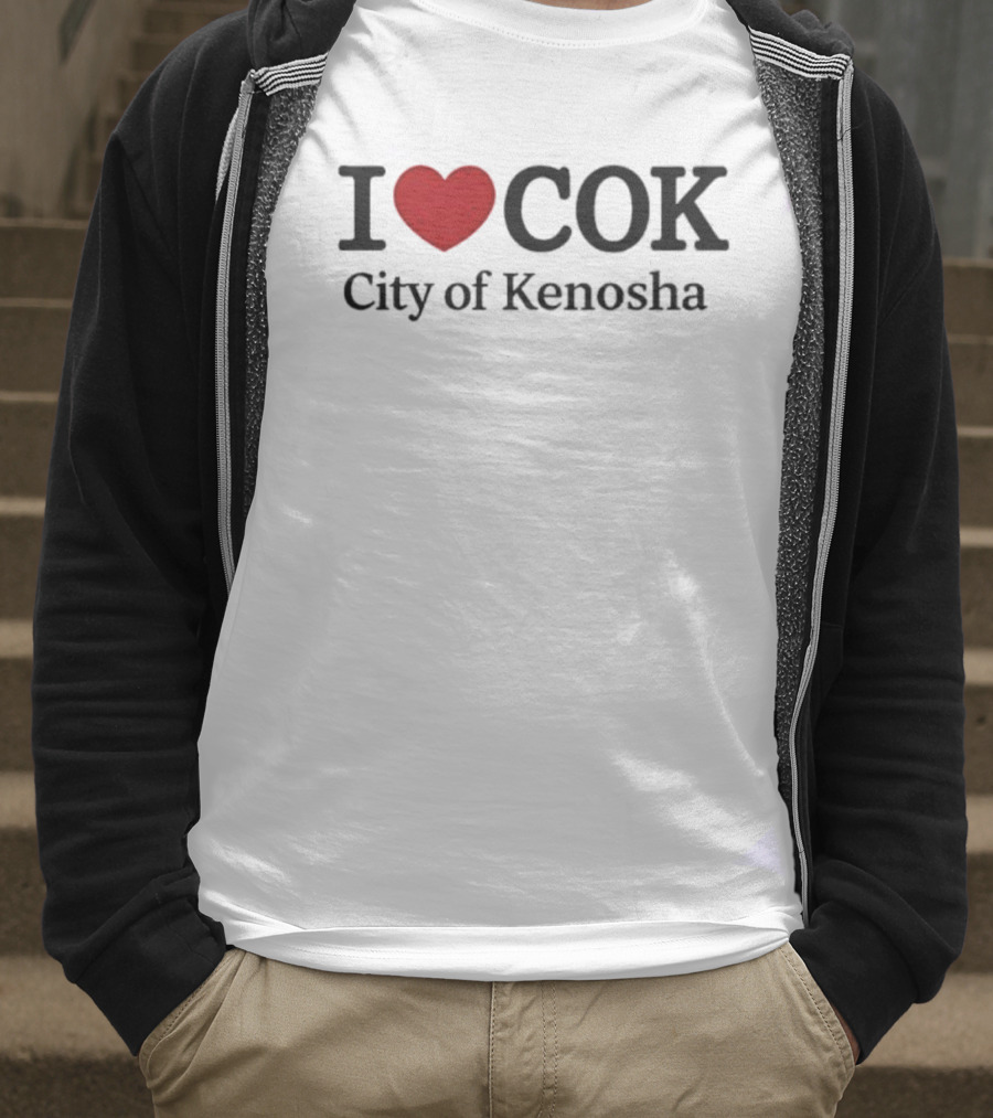 I Love COK Heart City Of Kenosha T-Shirt