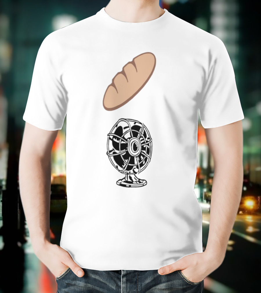 James B. Jones Breadfan Baguette And Fan Icon T-Shirt