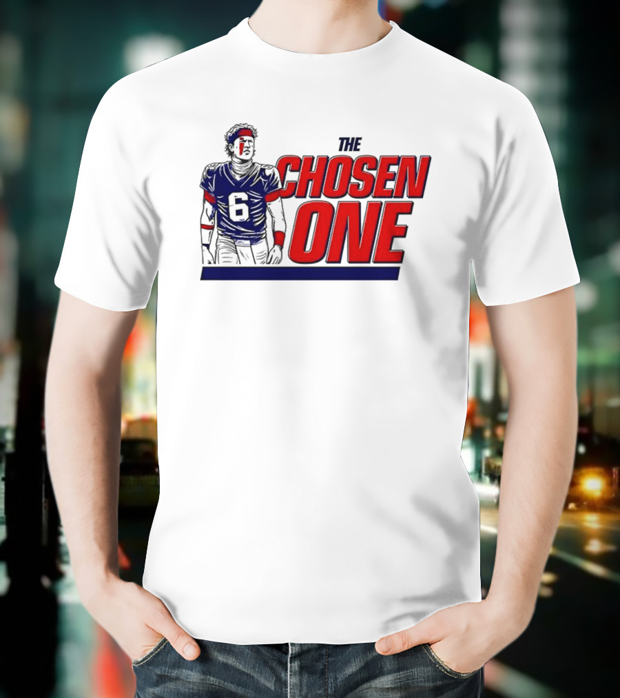 Jaxson Dart New York Giants The Chosen One T-Shirt