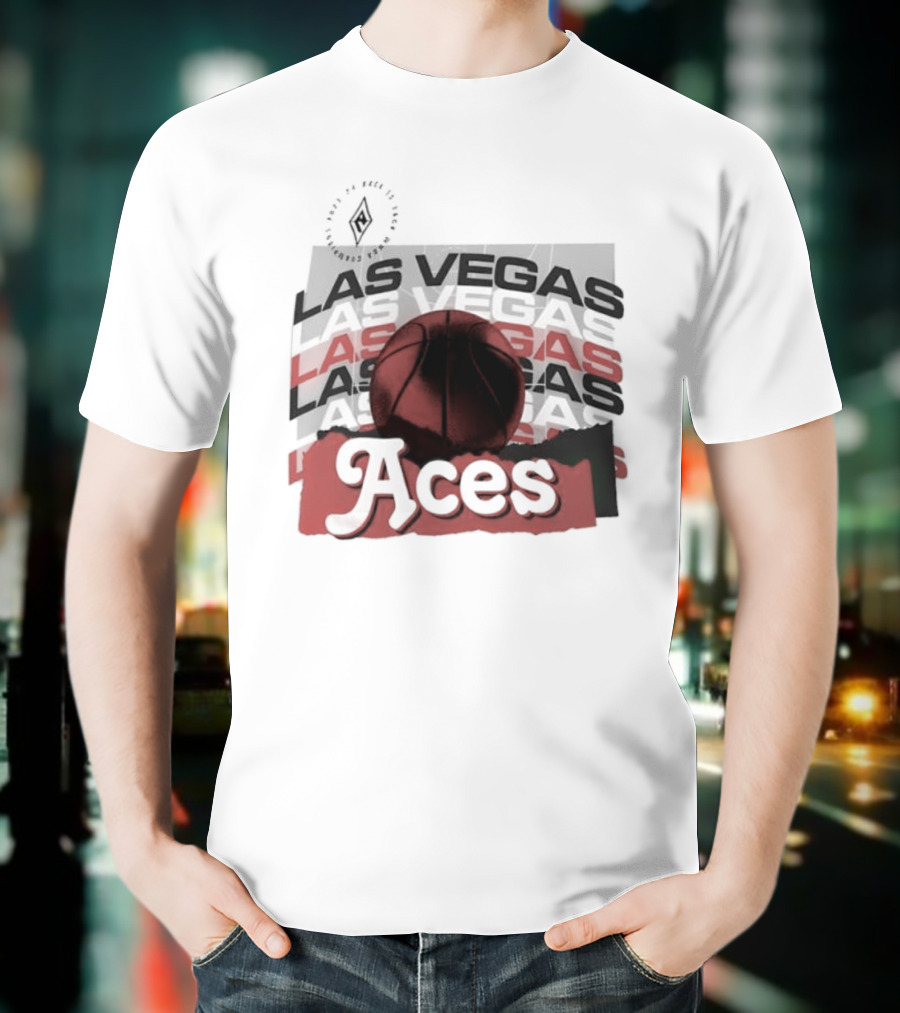 Las Vegas Aces Basketball 2025 WNBA Playoffs Power Forward Team Spirit T-Shirt