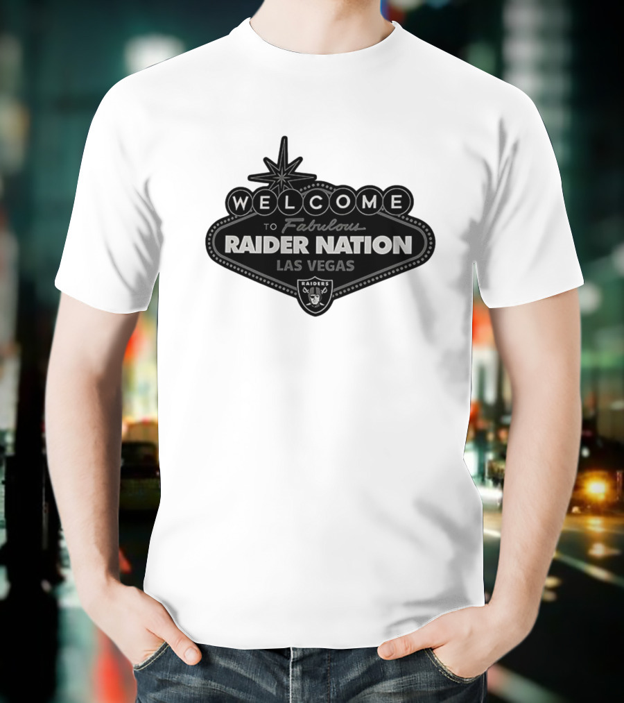 Welcome To Fabulous Raider Nation Las Vegas Raiders NFL Retro T-Shirt