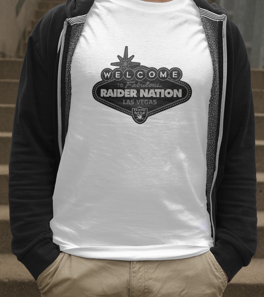 Welcome To Fabulous Raider Nation Las Vegas Raiders NFL Retro T-Shirt