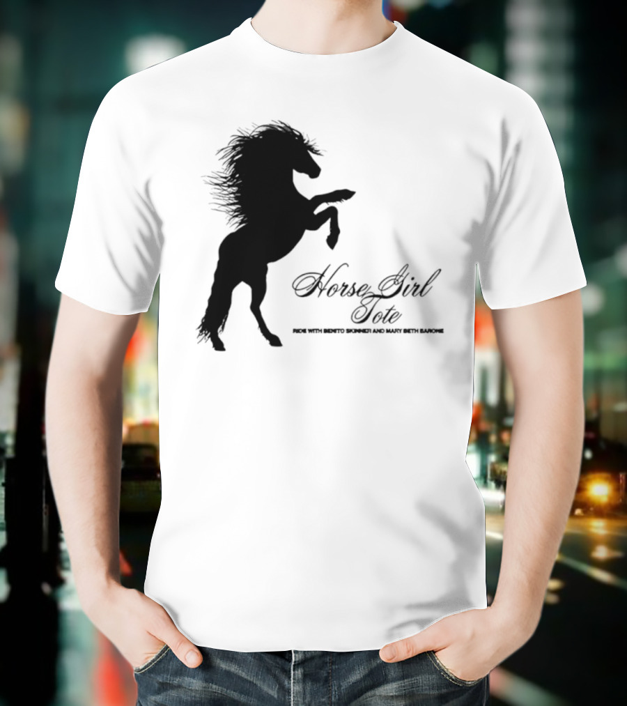 Ride Horse Cowgirl Country Girls Love Cowboys T-Shirt