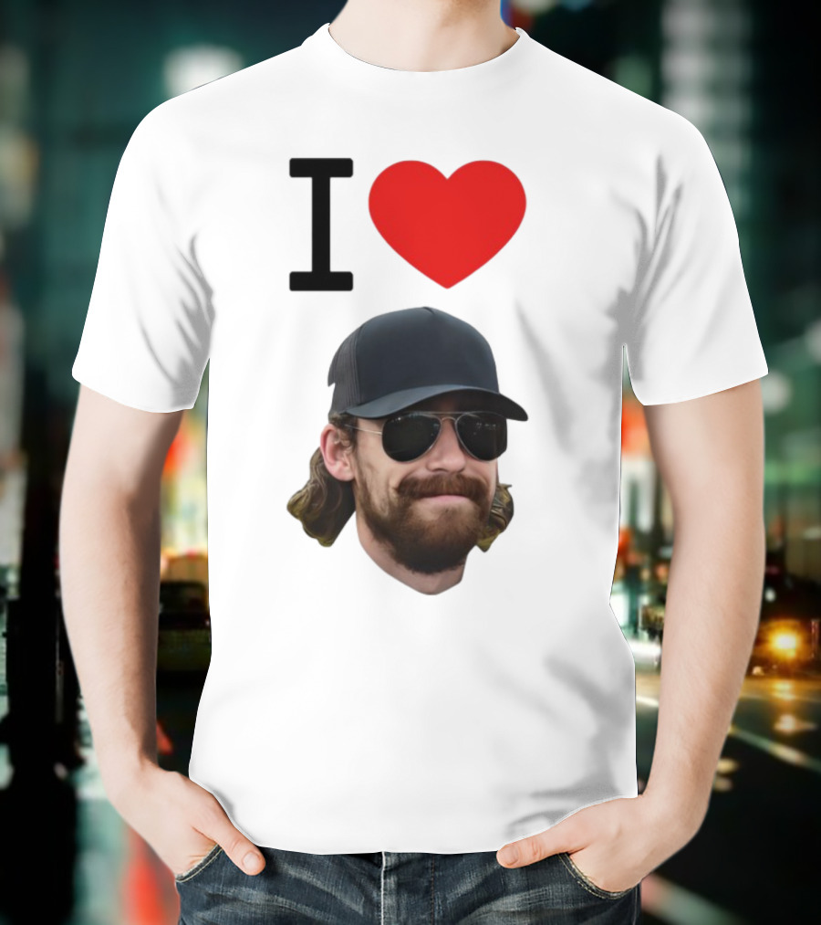 I Heart Ryan Blaney Racing Fan Apparel T-Shirt