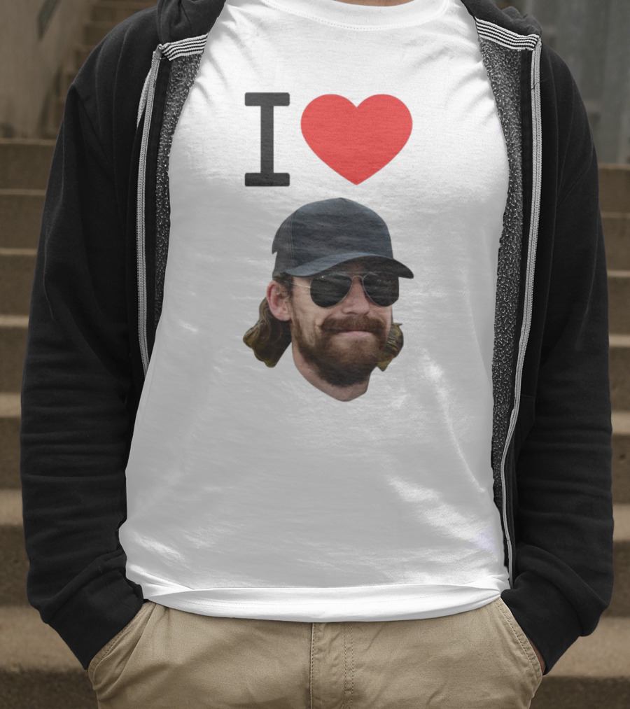 I Heart Ryan Blaney Racing Fan Apparel T-Shirt