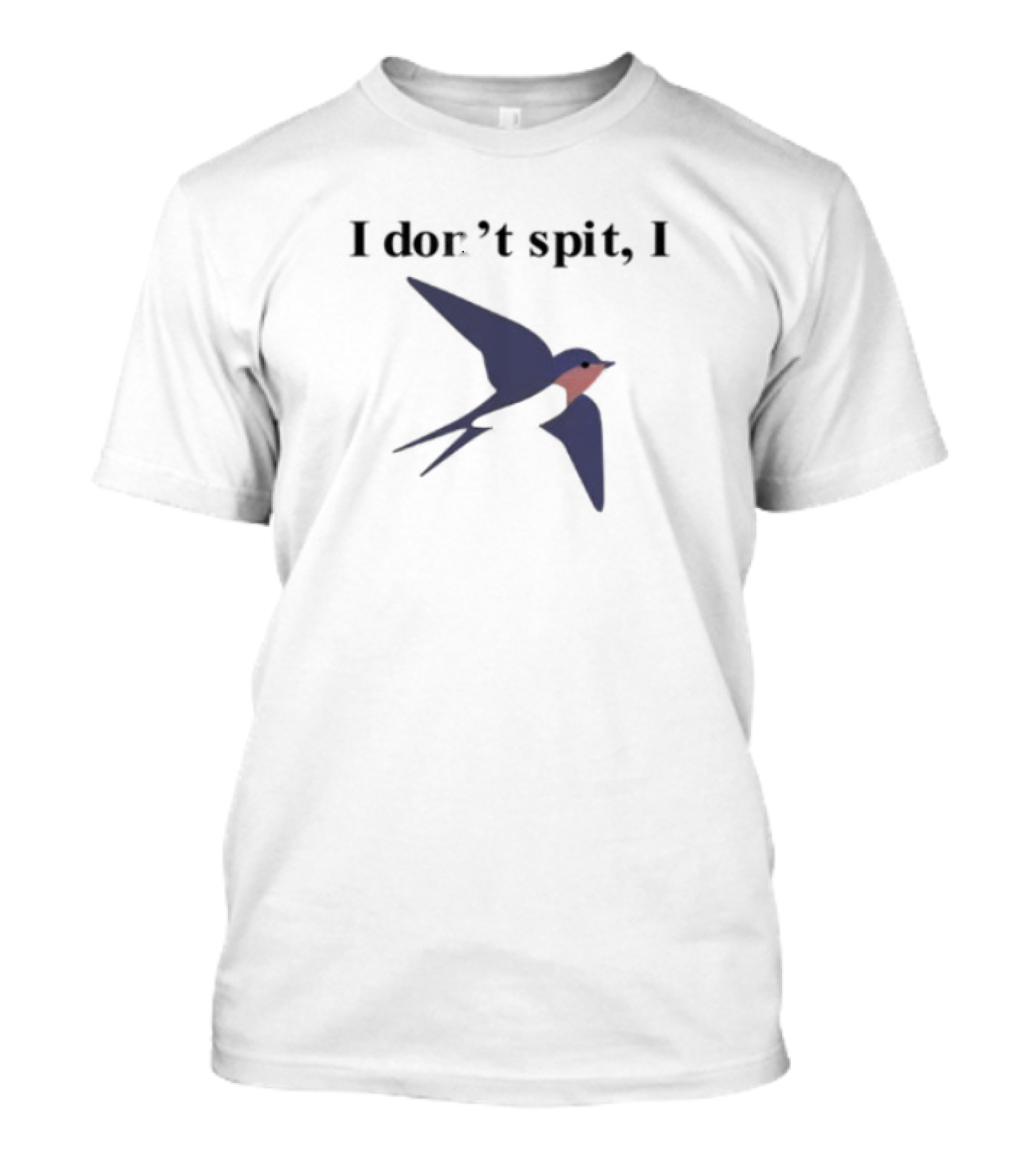 Orbital I Don't Spit I Blue Red Bird T-Shirt