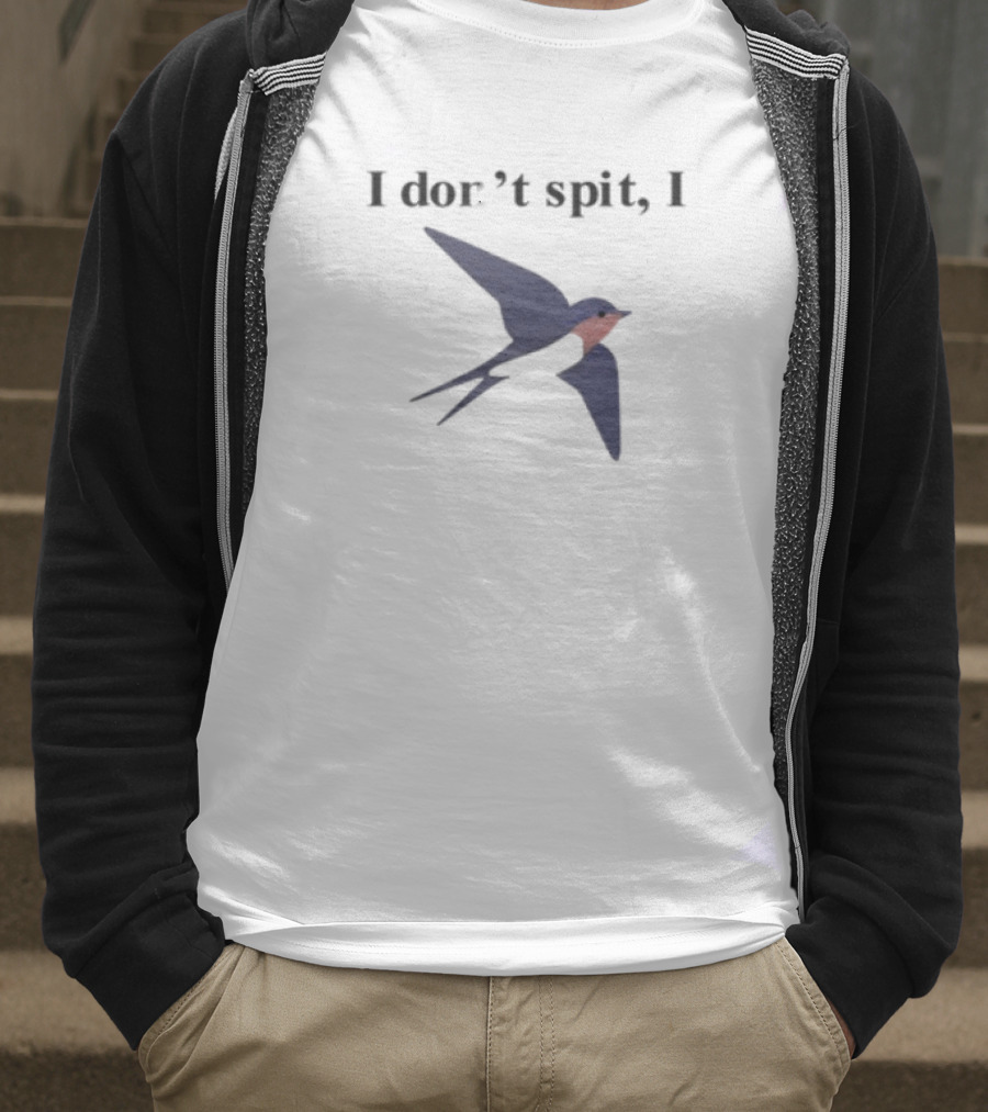 Orbital I Don't Spit I Blue Red Bird T-Shirt
