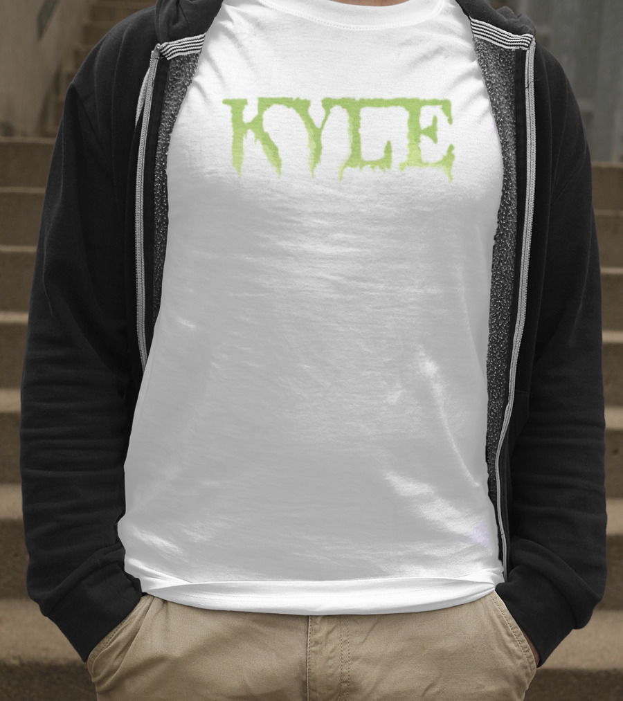 Send It Kyle Bold Green Typography T-Shirt