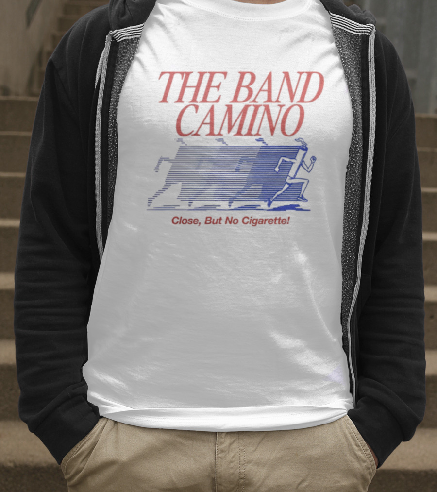 The Band Camino Close But No Cigarette Running Figures T-Shirt